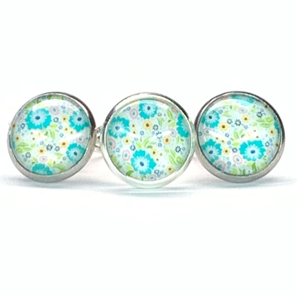 🌟 Cute Post Earrings & Adjustable Ring 👀👂🏻💍